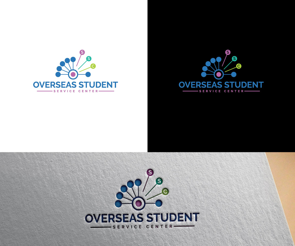 Logo Design by uitaki for united states service center for overseas students,inc | Design #25932130