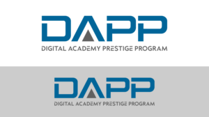 DAPP - Digital Academy Prestige Program (of course DAPP in big, and the four words in minor font with first letter quite visible) | Logo Design by ompratapsinha 2