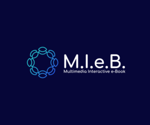 M.I.e.B.    Multimedia Interactive e-Book | Logo-Design von Ng V Duc
