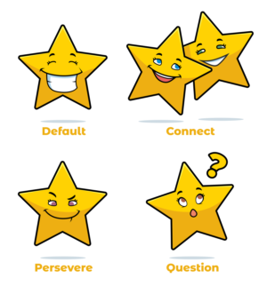 Ranzau School Learner Qualities Character STARS | Character Design by Scelatio
