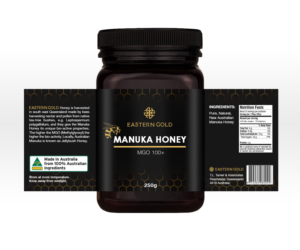 Australian honey packer and exporter needs a retail 250g square jar label | Design Étiquette par Luniere Designs