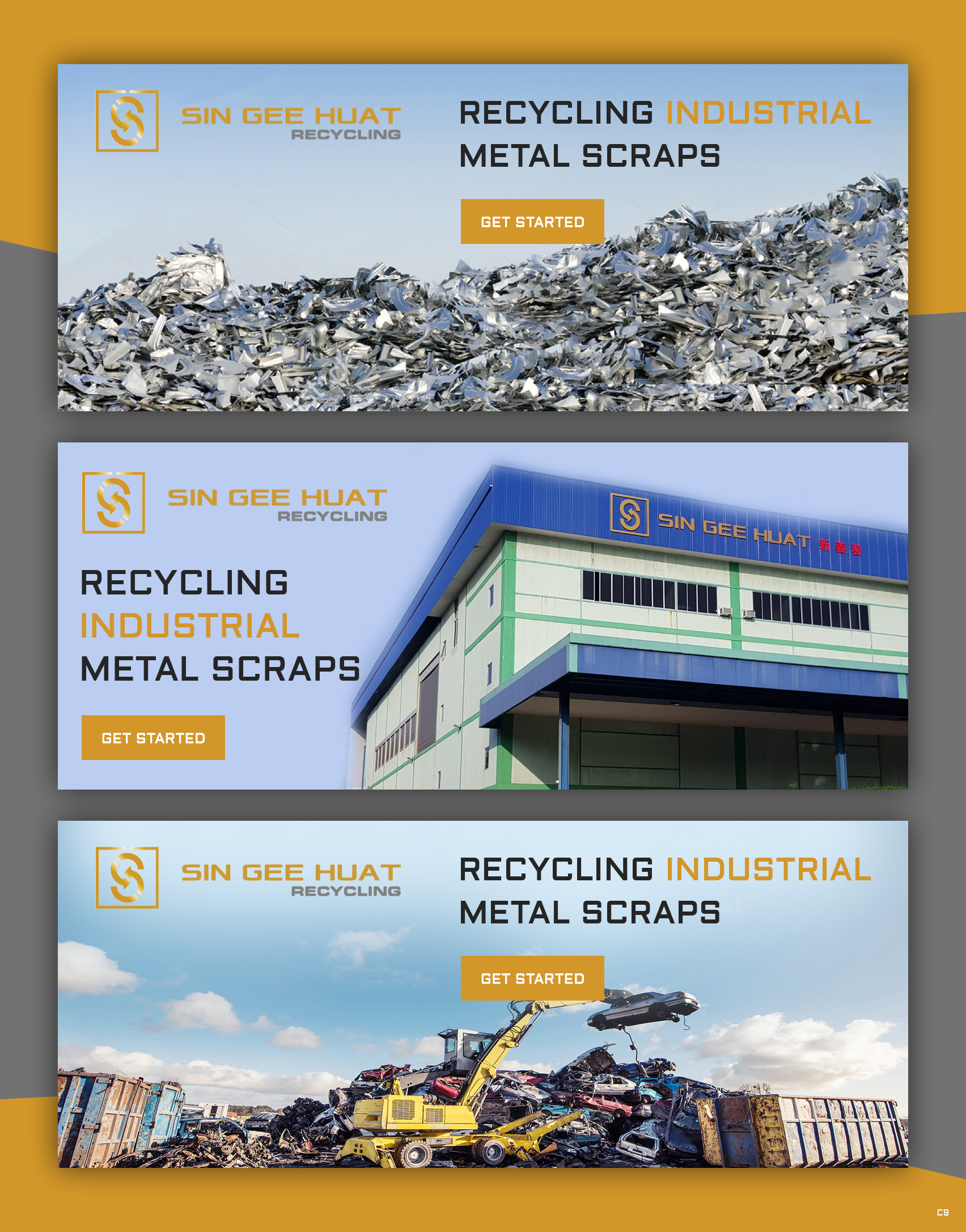Banner Ad Design by pb for Sin Gee Huat Recycling | Design #25938343