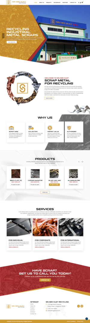 3 x Webpage Homepage Banner for New Scrap Metal Company website | Banner-Design von nzdesigners