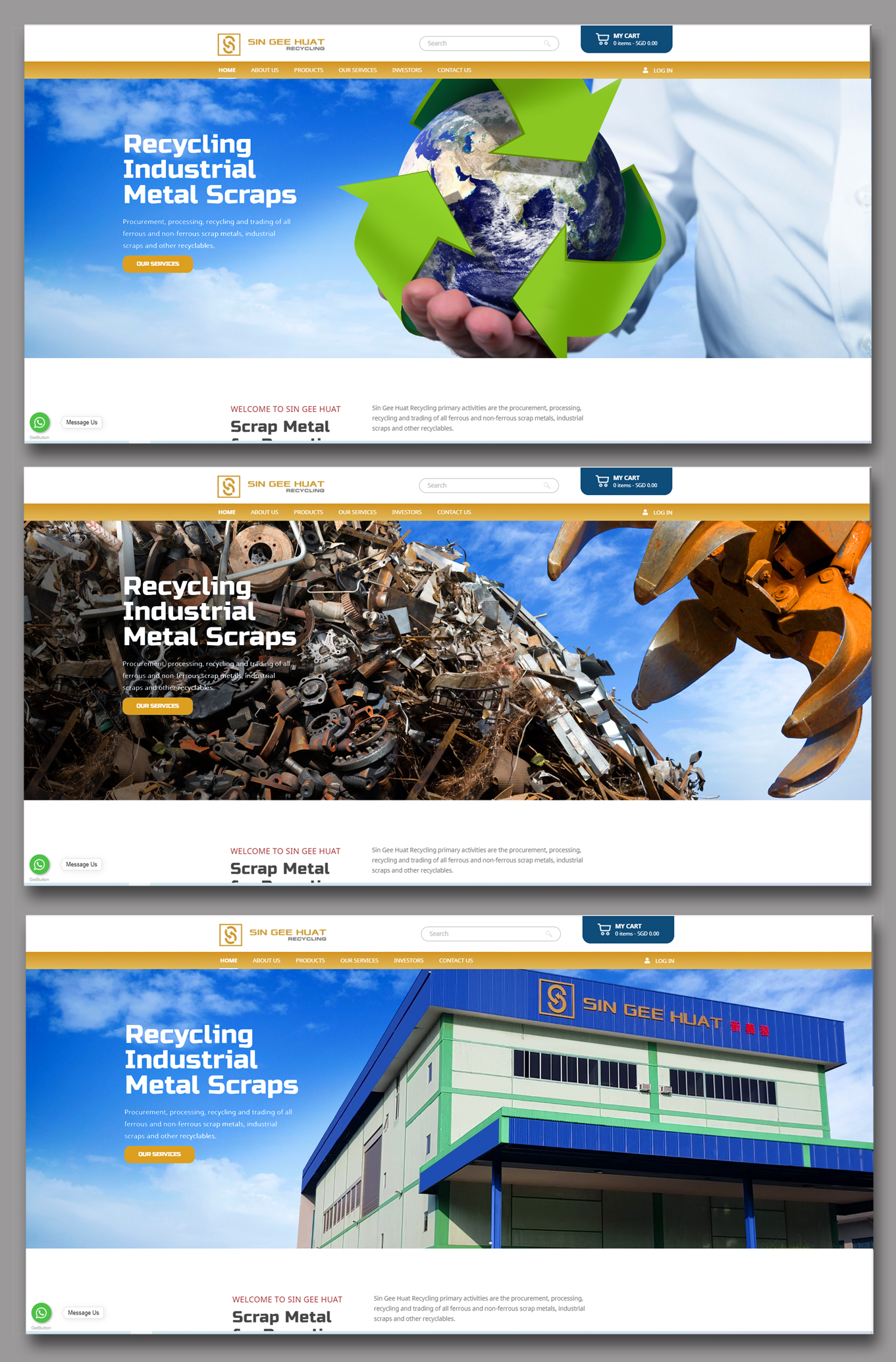 Banner Ad Design by juanjoseolivieri for Sin Gee Huat Recycling | Design #25938296