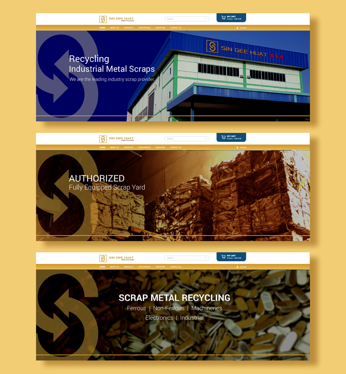 Banner Ad Design by DZINO for Sin Gee Huat Recycling | Design #25961275