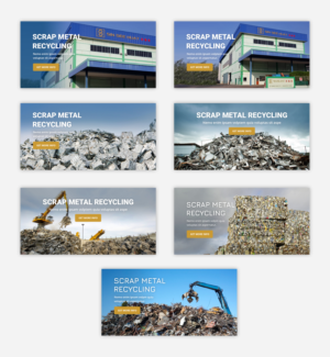 3 x Webpage Homepage Banner for New Scrap Metal Company website | Banner-Design von Starlyn DS