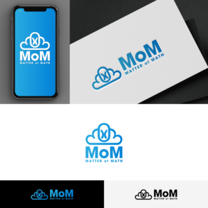 Matter of Math (Wordmark). MoM (Lettermark). No text (Pictorial) | Logo Design by ICKE