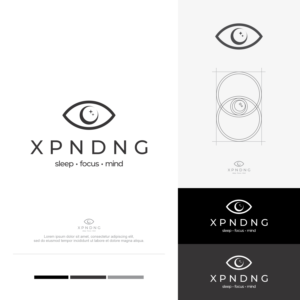 XPNDNG then add sleep. focus. mind. Ex. XPNDNG sleep. XPNDNG focus. XPNDNG mind. | Logo Design by Alexturner