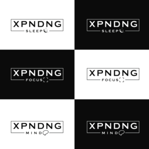 XPNDNG then add sleep. focus. mind. Ex. XPNDNG sleep. XPNDNG focus. XPNDNG mind. | Design de Logo par Rii