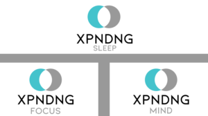 XPNDNG then add sleep. focus. mind. Ex. XPNDNG sleep. XPNDNG focus. XPNDNG mind. | Logo Design by ompratapsinha 2
