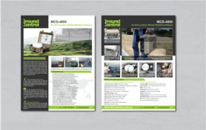 MCD-4800 Satellite Antenna Brochure | Diseño de Flyer por alex989