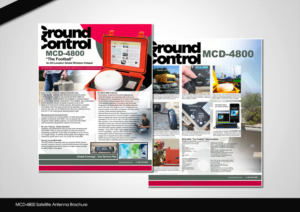 MCD-4800 Satellite Antenna Brochure | Diseño de Flyer por disign