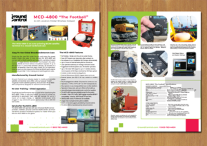 MCD-4800 Satellite Antenna Brochure | Diseño de Flyer por MNM