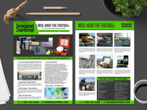 MCD-4800 Satellite Antenna Brochure | Diseño de Flyer por SAI DESIGNS