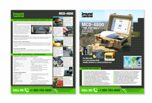 MCD-4800 Satellite Antenna Brochure | Diseño de Flyer por Fine Graphics House