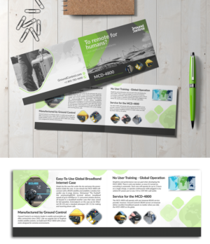 MCD-4800 Satellite Antenna Brochure | Diseño de Flyer por M 8