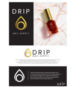 DRIP Nail Supply | Logo Design by farady