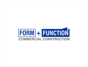 FORM + FUNCTION COMMERCIAL CONSTRUCTION | Logo Design by BNdesigner
