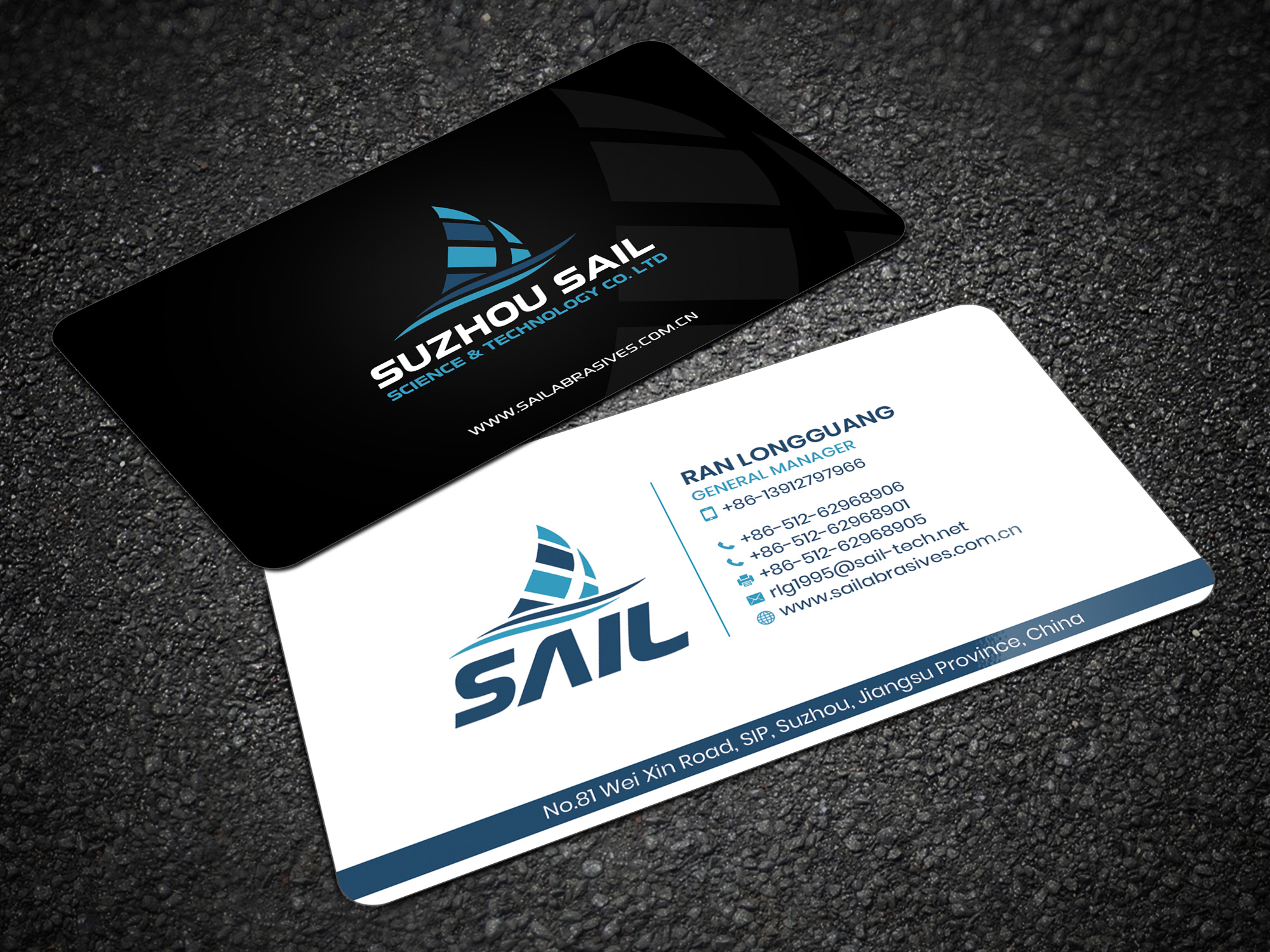 Business Card Design by Sandaruwan for Suzhou Sail Science & Technology Co., Ltd | Design #25949134