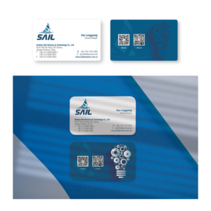 Visitenkarten-Design von MY Chiw für Suzhou Sail Science & Technology Co., Ltd | Design: #25969317