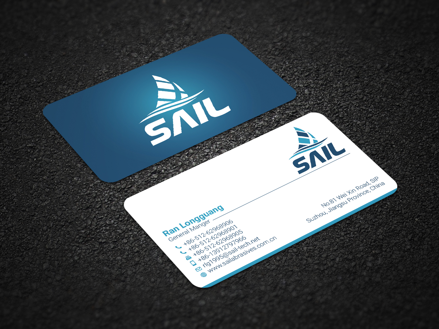 Business Card Design by LAXMI DESIGNHUB for Suzhou Sail Science & Technology Co., Ltd | Design #25968501