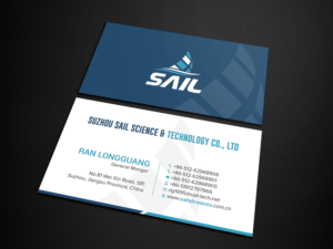 Visitenkarten-Design von Tripti Ranjan Gain für Suzhou Sail Science & Technology Co., Ltd | Design: #25950409