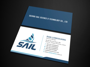 Visitenkarten-Design von Tripti Ranjan Gain für Suzhou Sail Science & Technology Co., Ltd | Design: #25950411