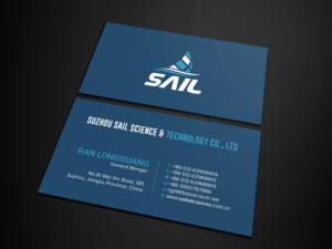 Visitenkarten-Design von Tripti Ranjan Gain für Suzhou Sail Science & Technology Co., Ltd | Design: #25950413