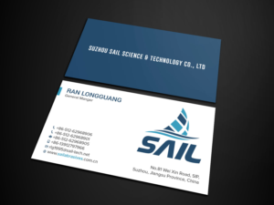 Visitenkarten-Design von Tripti Ranjan Gain für Suzhou Sail Science & Technology Co., Ltd | Design: #25950416