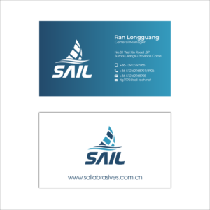 Visitenkarten-Design von GraphicSujit für Suzhou Sail Science & Technology Co., Ltd | Design: #25998308