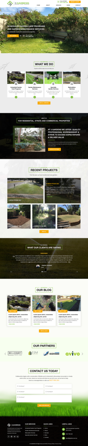 Design an engaging, visually attractive and well laid out Word Press website | Web-Design von Titan Eagle
