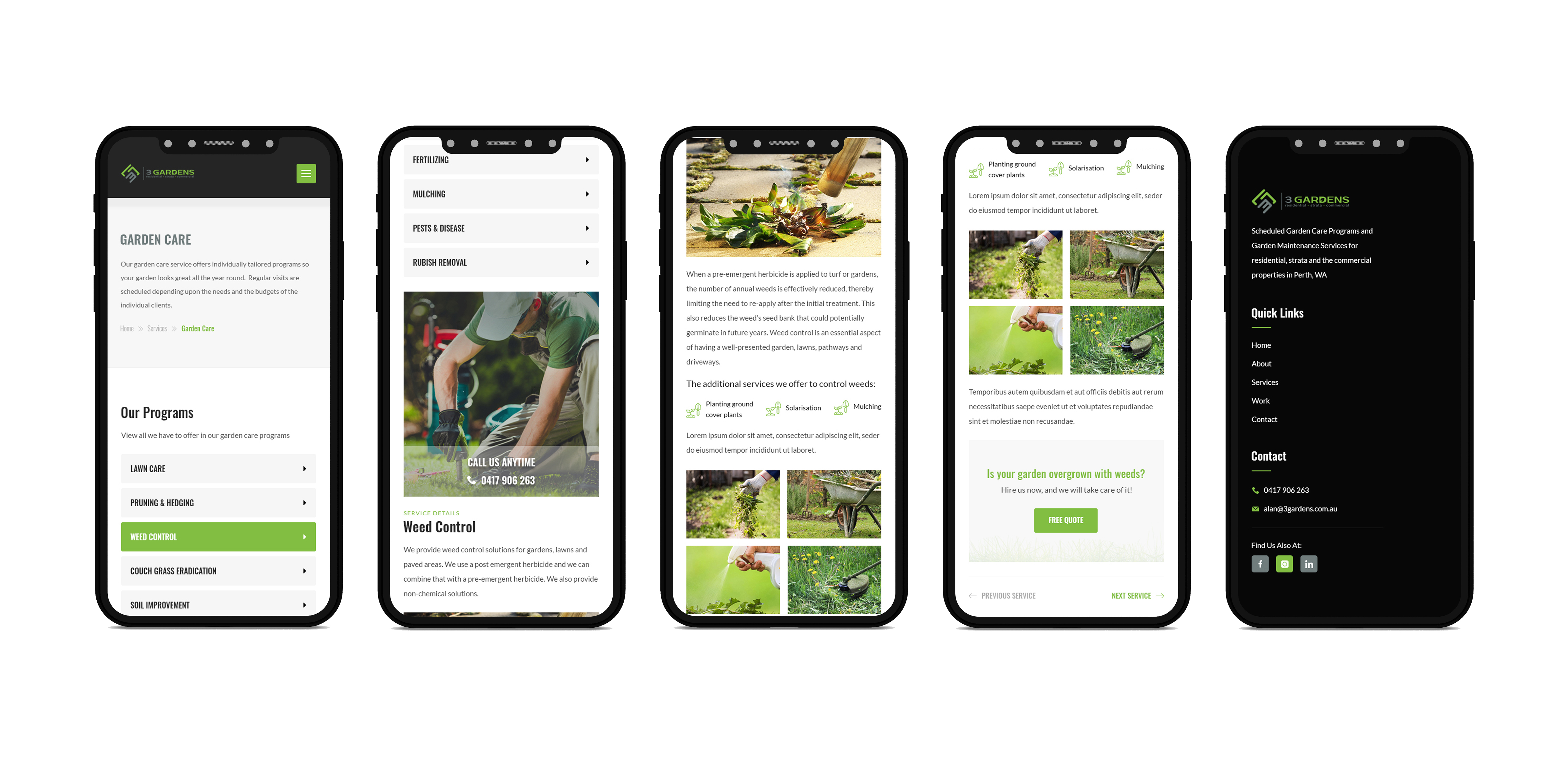 Diseño Web por PP² para 3 Gardens | Diseño #25957183