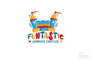 Funtastic Jumping Castles  | Logo Design by InkThink by Scaurus