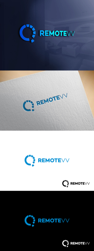 RemoteVV | Logo Design by ViciouSaint