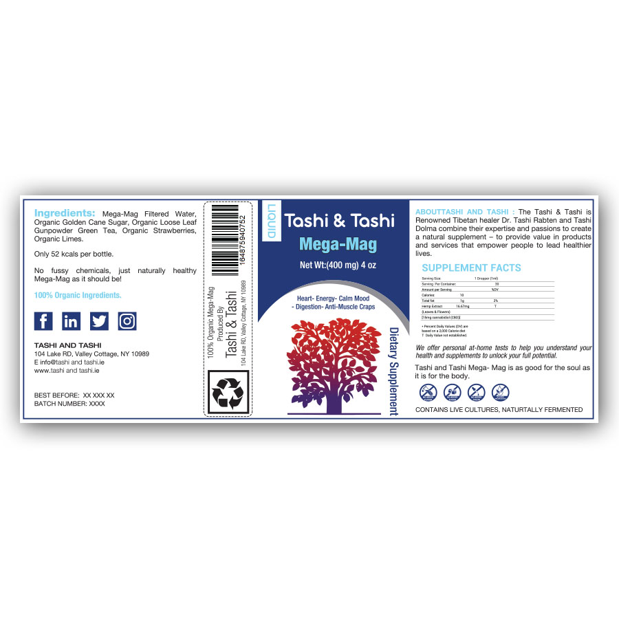 Diseño de Etiqueta por Rupok 3 para Ta Ra Institute | Diseño #26179193