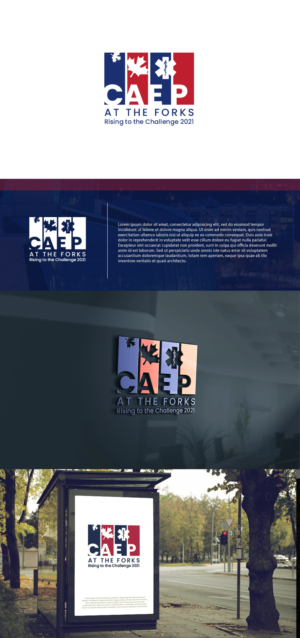 CAEP at the Forks: Rising to the Challenge, 2021 | Design de Logo par JAKUART