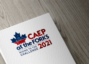 CAEP at the Forks: Rising to the Challenge, 2021 | Design de Logo par dm.design