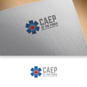 CAEP at the Forks: Rising to the Challenge, 2021 | Design de Logo par DesignDUO