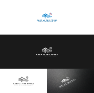 CAEP at the Forks: Rising to the Challenge, 2021 | Design de Logo par ybmdesign