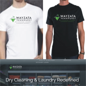 Wayzata Pennhurst Dry Cleaning, Laundry & Garment Experts | Logo Design by Ashani Bhattacharya