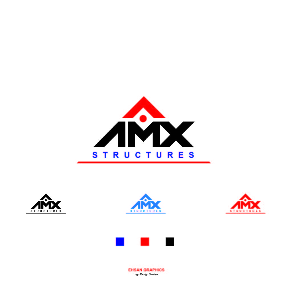Diseño de Logo por Eyeonpk para AMX Structures | Diseño #25950317