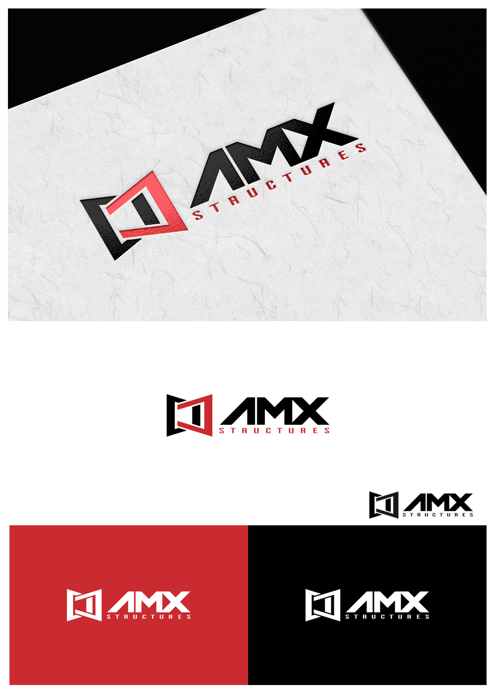 Diseño de Logo por goranvisnjic82 para AMX Structures | Diseño #25944852