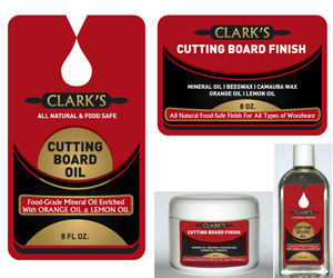 Cutting Board Oil and Finish | Design Étiquette par Intro Base