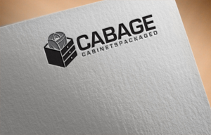 CABAGE - then underneath the logo "Cabinets. Packaged." | Logo Design by Vishak vasu