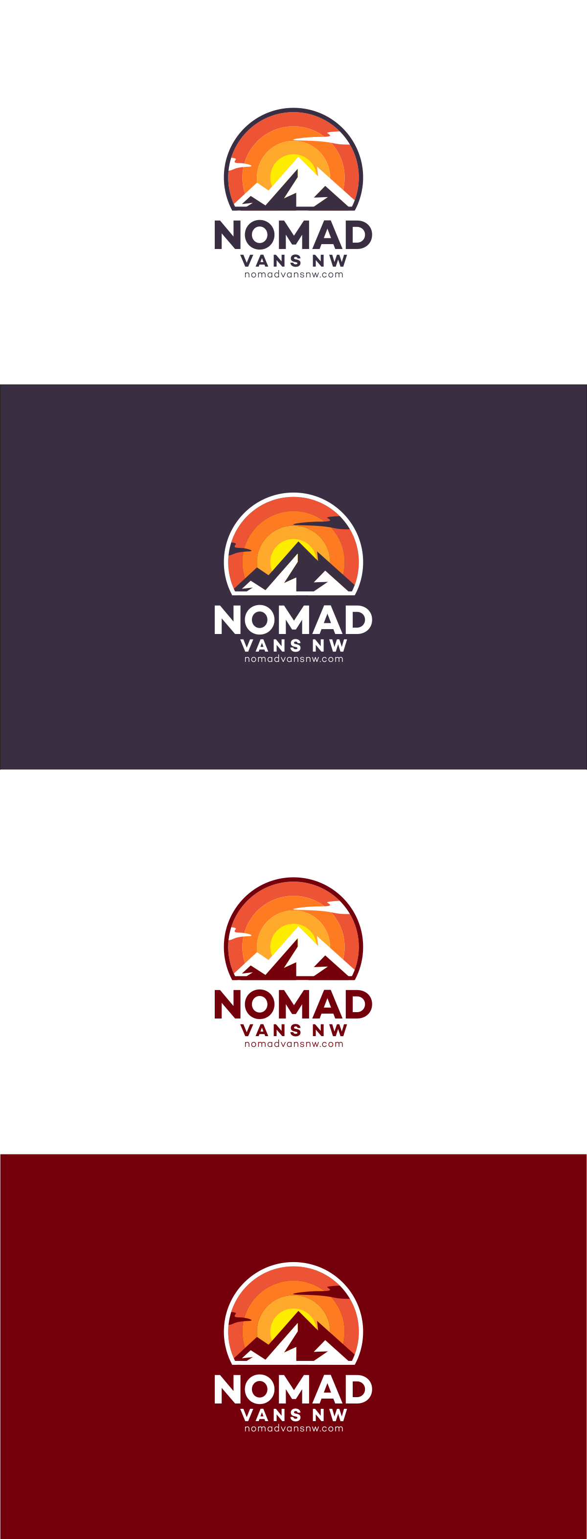 Logo Design by ViciouSaint for Nomad vans nw | Design #25999028