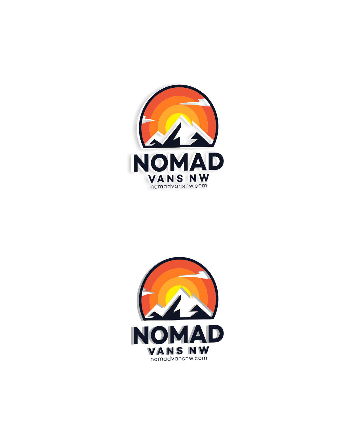 Logo-Design von ViciouSaint für Nomad vans nw | Design #26015788