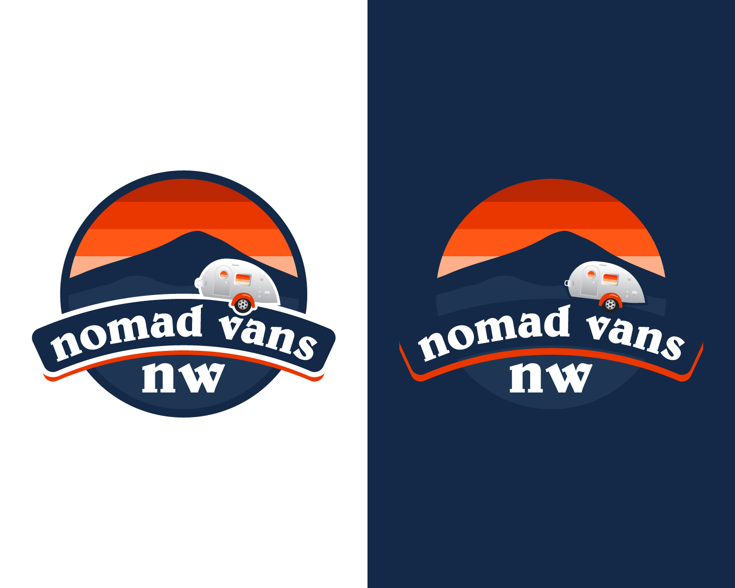 Logo-Design von ACK Design für Nomad vans nw | Design #25951825