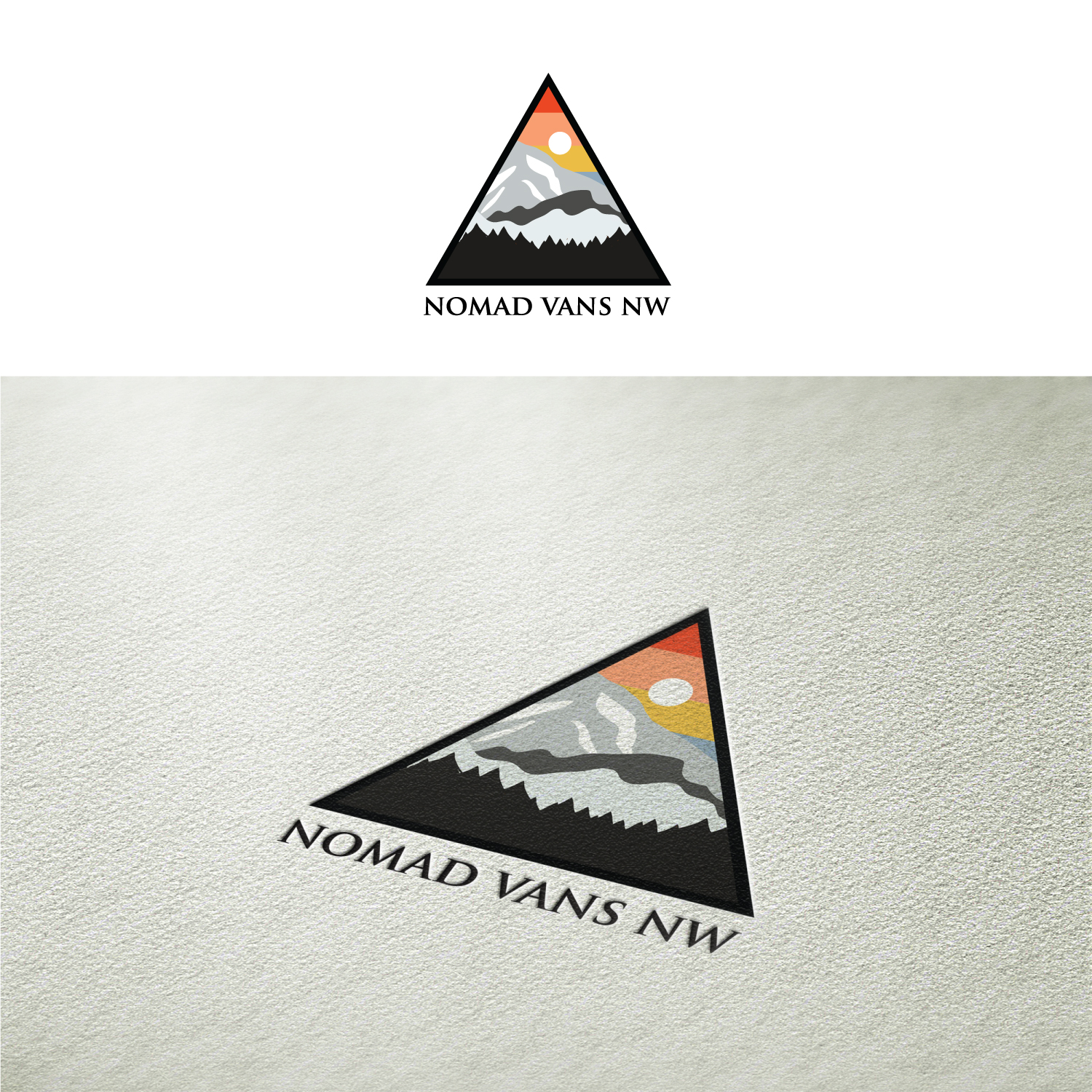 Logo Design by Maxo-Biz for Nomad vans nw | Design #25959676