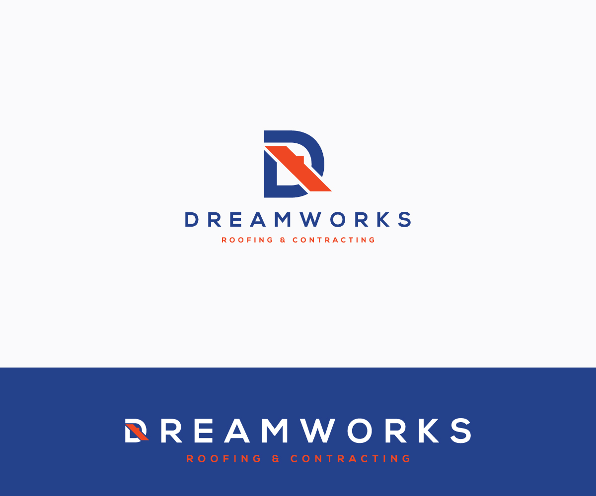Diseño de Logo por step forward 2 para Dreamworks Roofing & Contracting | Diseño #25947370