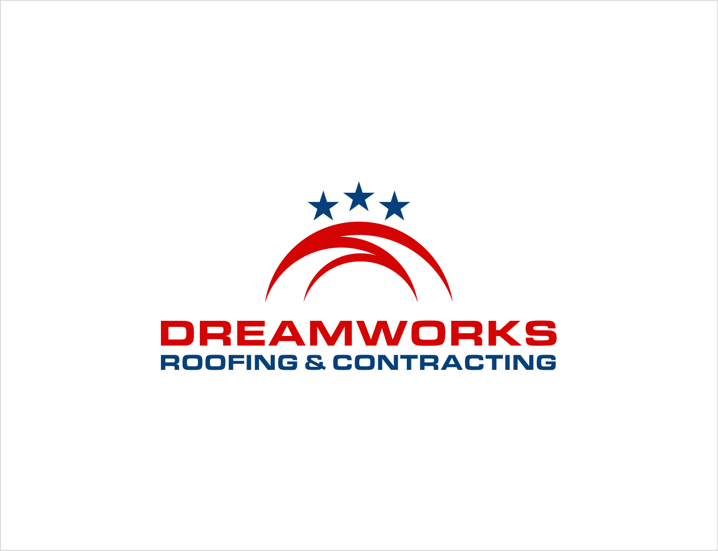 Diseño de Logo por BNdesigner para Dreamworks Roofing & Contracting | Diseño #25968210